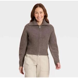 Women's Full Zip Cardigan - Universal Thread L
